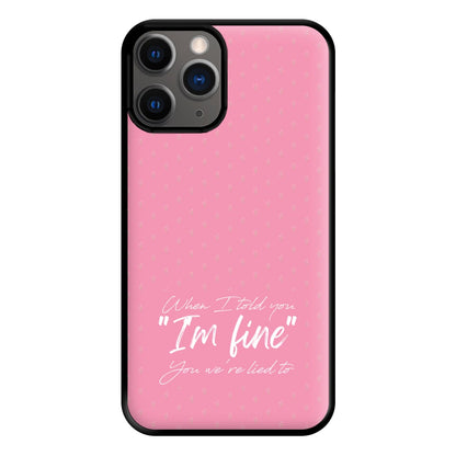 I'm Fine - Abrams Phone Case for iPhone 12 Pro Max