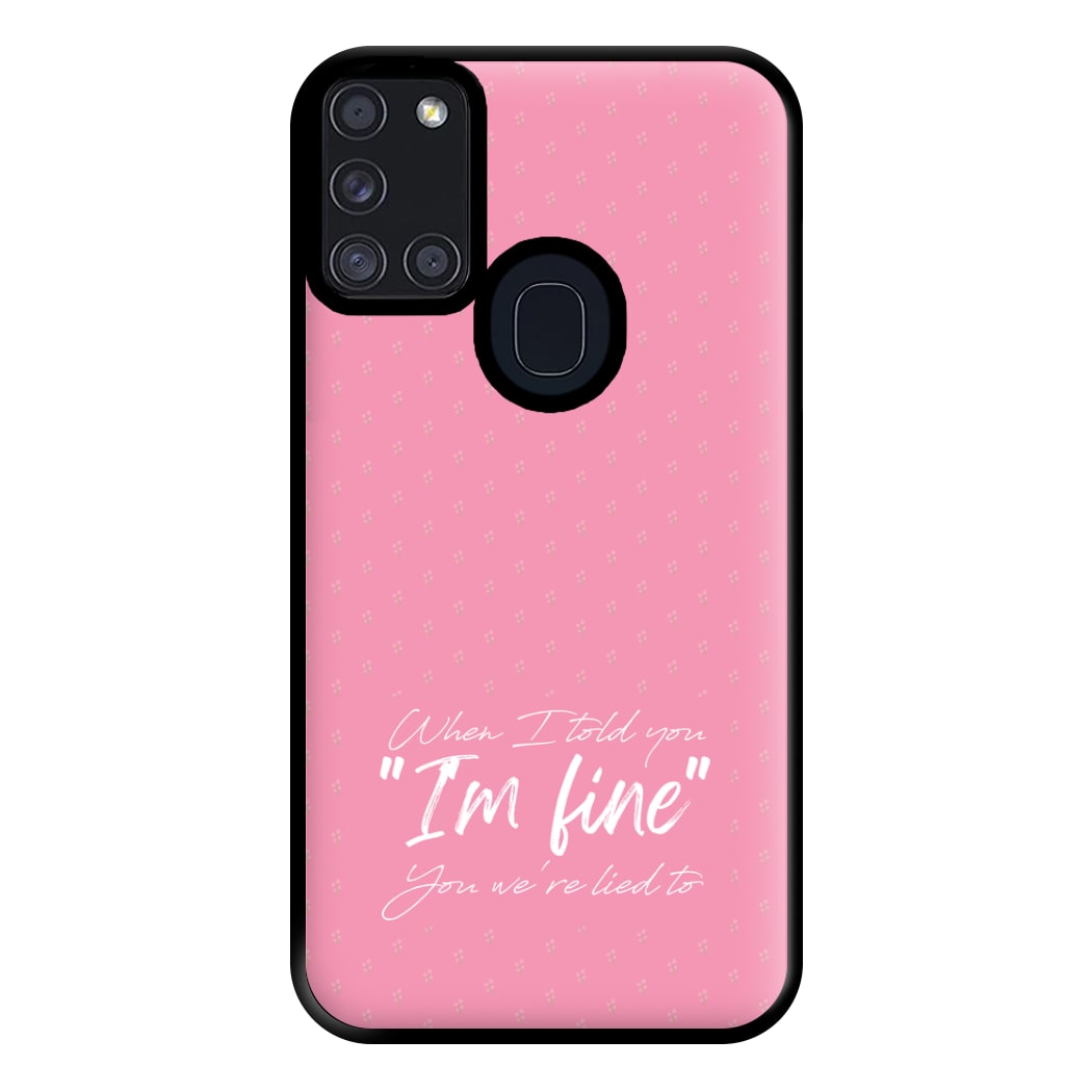 I'm Fine - Abrams Phone Case for Galaxy A21s