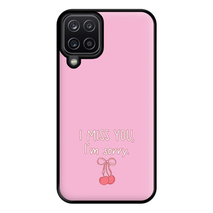 I Miss You , I'm Sorry - Abrams Phone Case for Galaxy A12