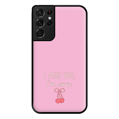 I Miss You , I'm Sorry - Abrams Phone Case for Galaxy S21 Ultra