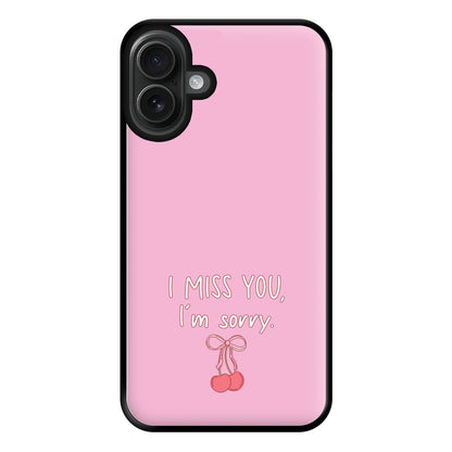 I Miss You , I'm Sorry - Abrams Phone Case for iPhone 16 Plus