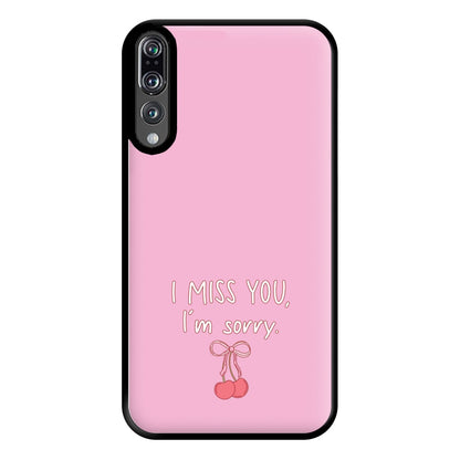 I Miss You , I'm Sorry - Abrams Phone Case for Huawei P20 Pro