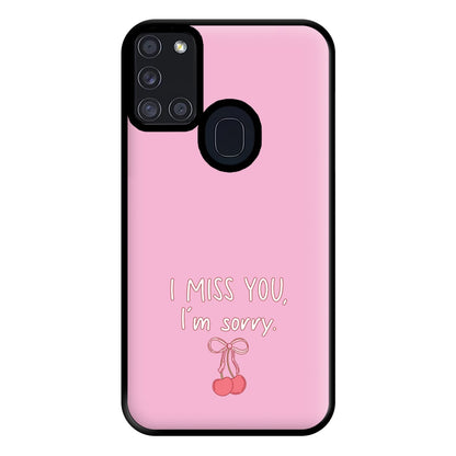 I Miss You , I'm Sorry - Abrams Phone Case for Galaxy A21s