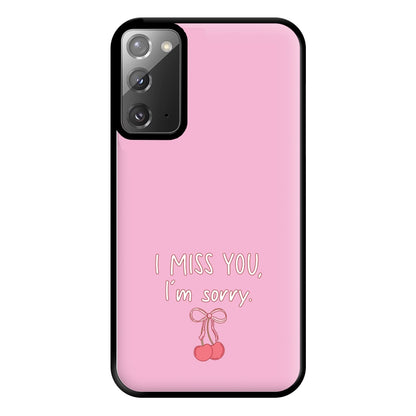 I Miss You , I'm Sorry - Abrams Phone Case for Galaxy Note 20 Ultra