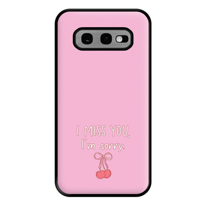 I Miss You , I'm Sorry - Abrams Phone Case for Galaxy S10e