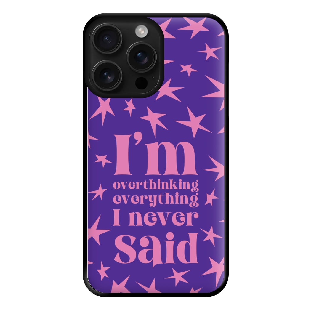 I'm Overthinking Everything - Abrams Phone Case