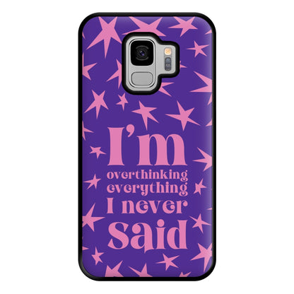 I'm Overthinking Everything - Abrams Phone Case for Galaxy S9 Plus