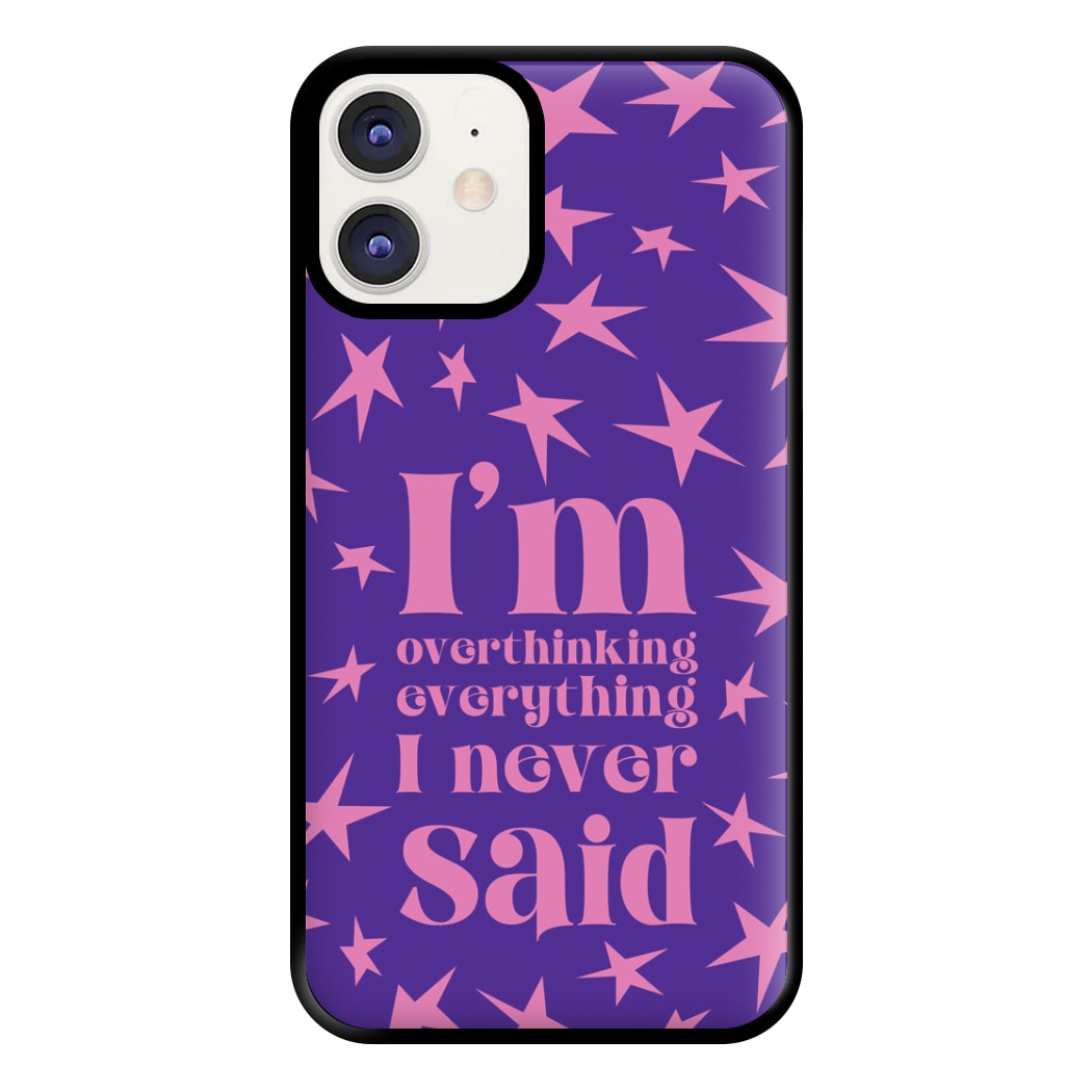 I'm Overthinking Everything - Abrams Phone Case for iPhone 12 / 12 Pro