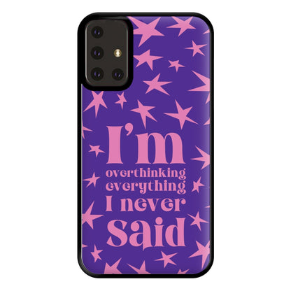 I'm Overthinking Everything - Abrams Phone Case for Galaxy A71