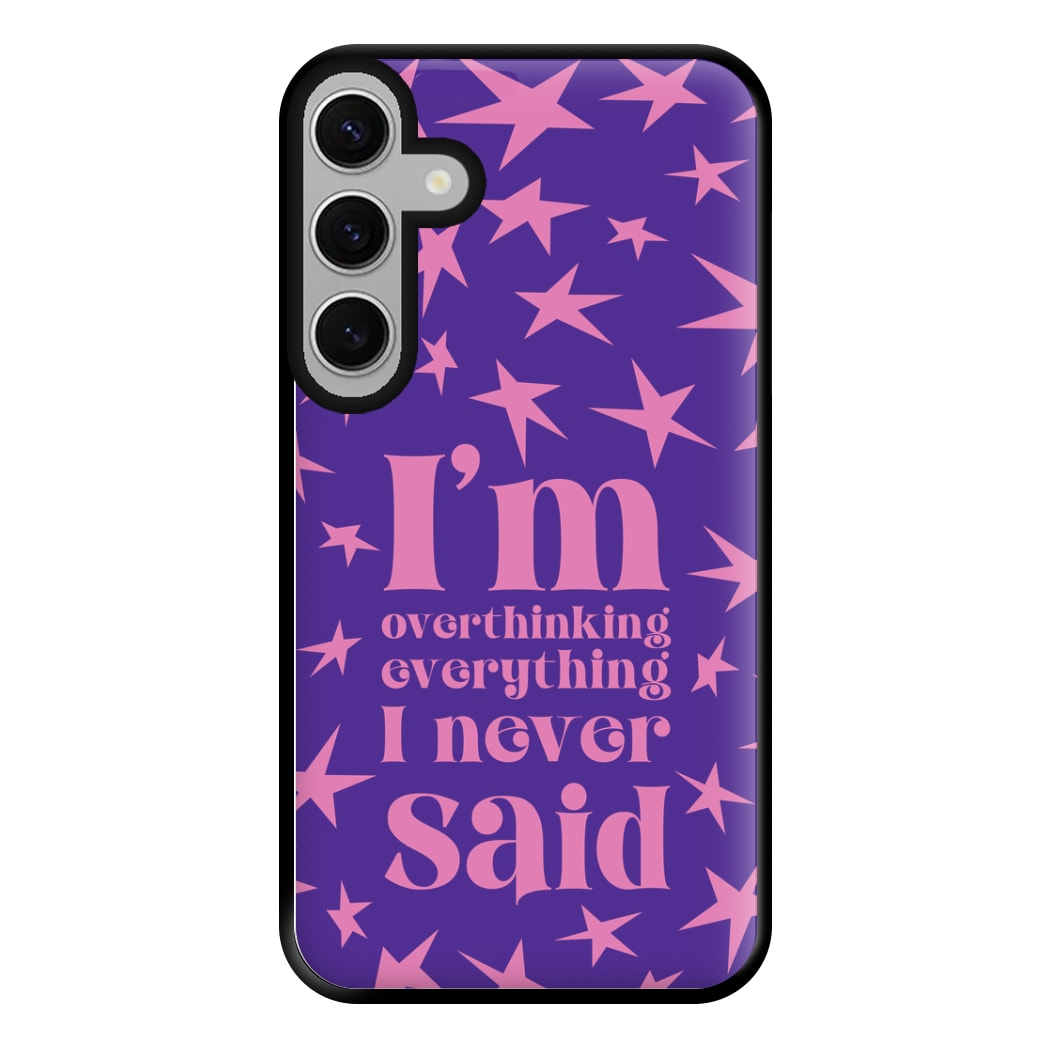 I'm Overthinking Everything - Abrams Phone Case for Galaxy S24FE