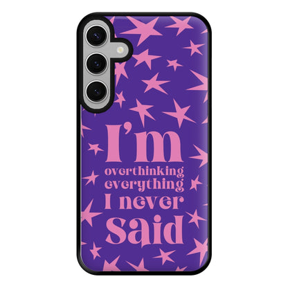 I'm Overthinking Everything - Abrams Phone Case for Galaxy S24FE