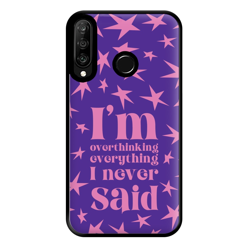 I'm Overthinking Everything - Abrams Phone Case for Huawei P30 Lite