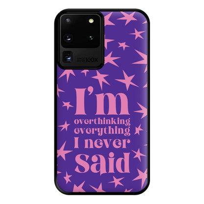 I'm Overthinking Everything - Abrams Phone Case for Galaxy S20 Ultra