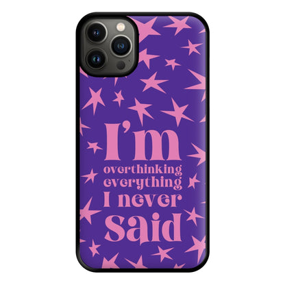 I'm Overthinking Everything - Abrams Phone Case for iPhone 13