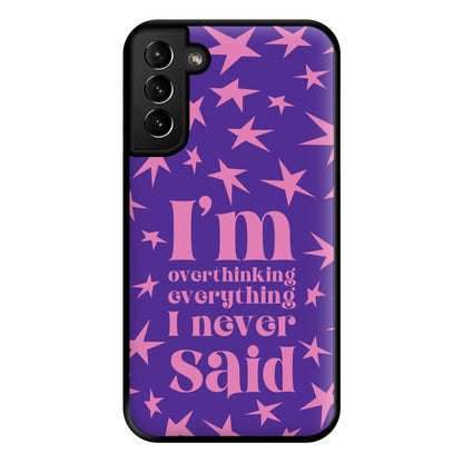 I'm Overthinking Everything - Abrams Phone Case for Galaxy S21 Plus