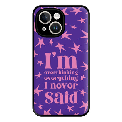 I'm Overthinking Everything - Abrams Phone Case for iPhone 14 Plus