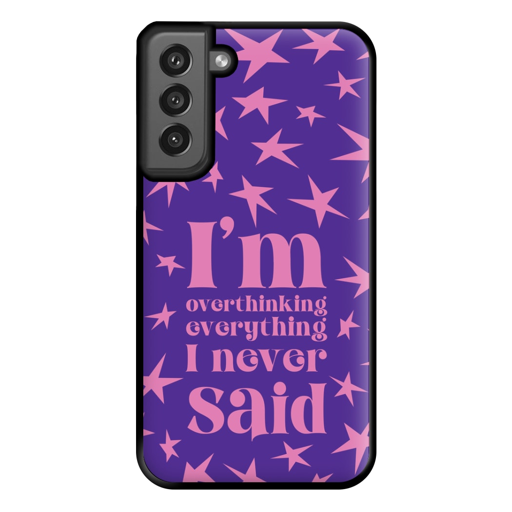 I'm Overthinking Everything - Abrams Phone Case for Galaxy S21FE