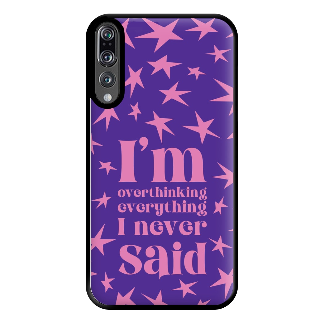 I'm Overthinking Everything - Abrams Phone Case for Huawei P20 Pro