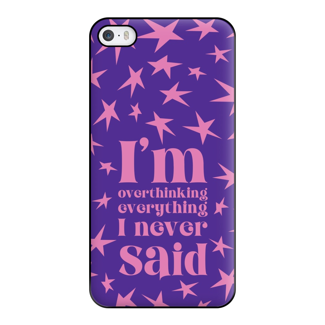 I'm Overthinking Everything - Abrams Phone Case for iPhone 5 / 5s / SE 2016