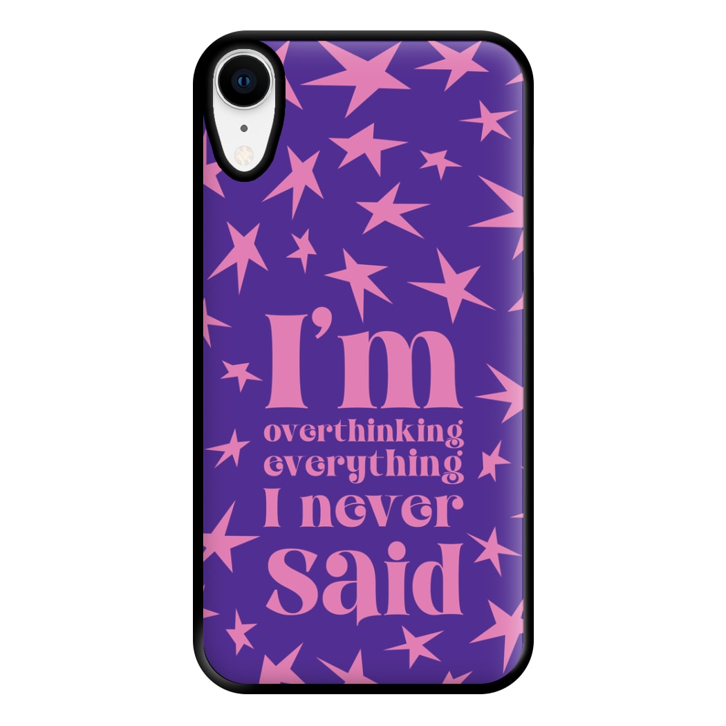 I'm Overthinking Everything - Abrams Phone Case for iPhone XR