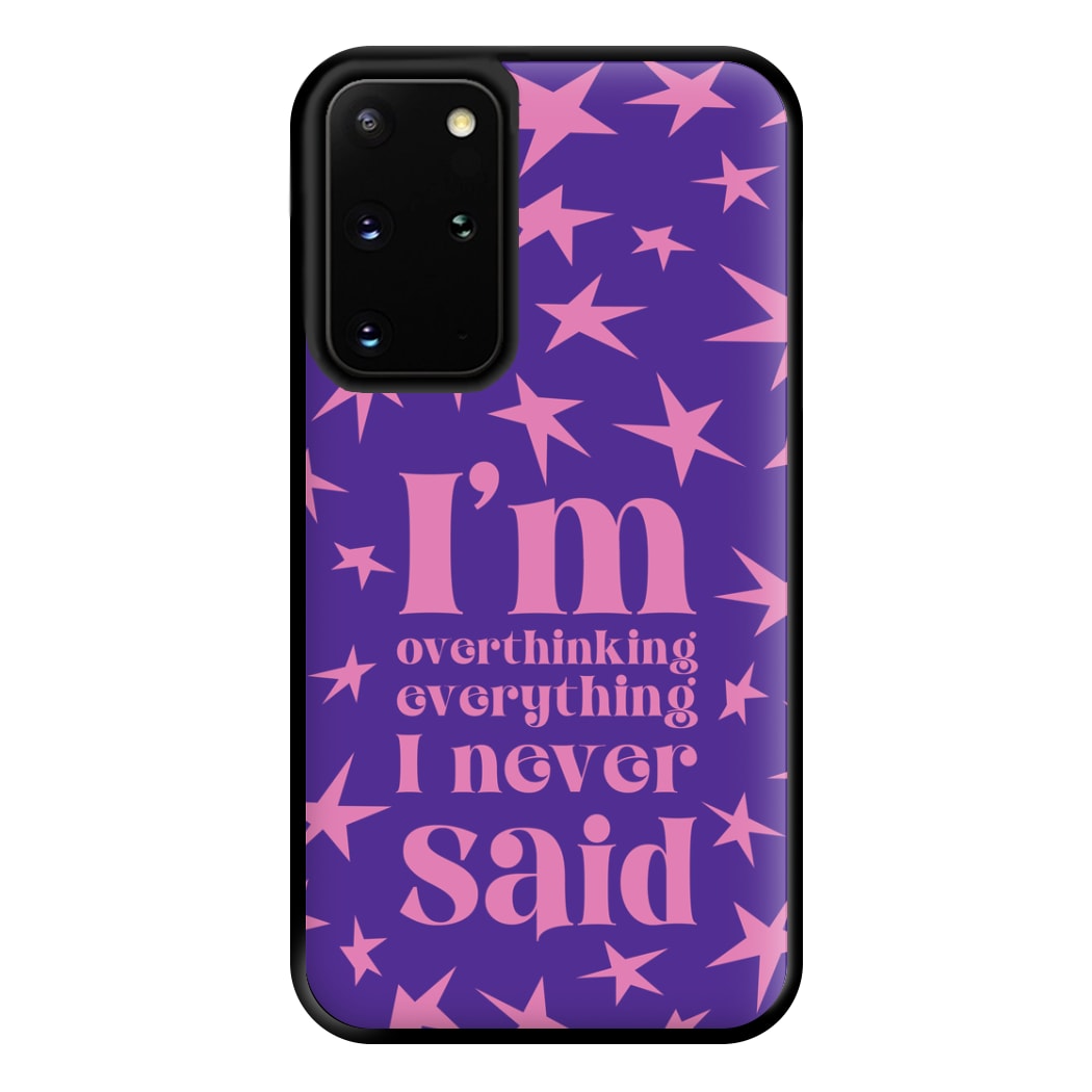 I'm Overthinking Everything - Abrams Phone Case for Galaxy S20 Plus