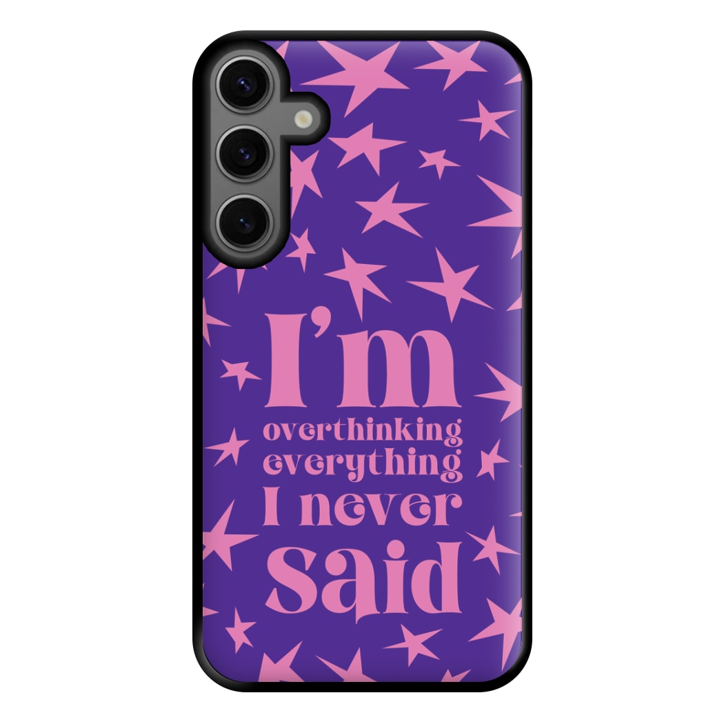 I'm Overthinking Everything - Abrams Phone Case for Galaxy S23FE