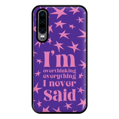 I'm Overthinking Everything - Abrams Phone Case for Huawei P30