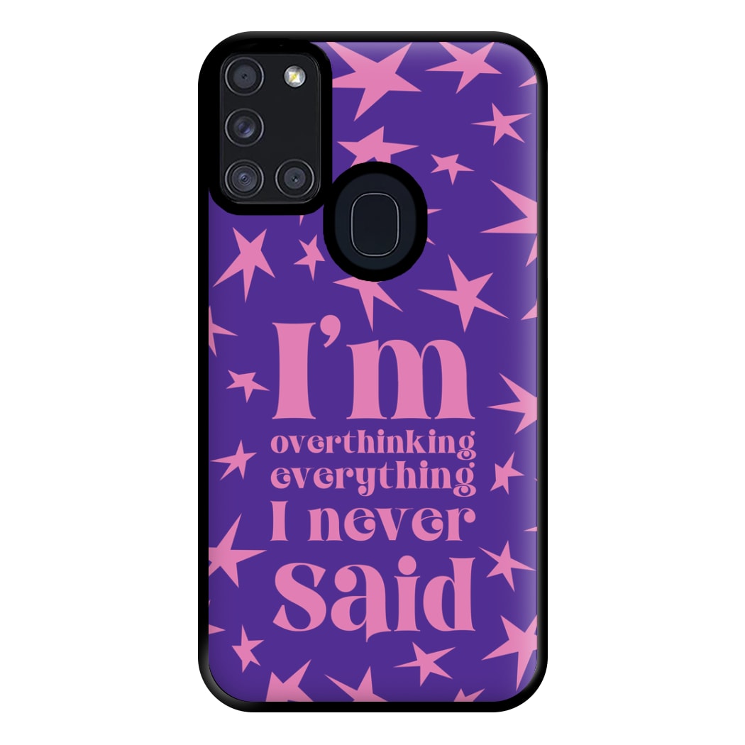 I'm Overthinking Everything - Abrams Phone Case for Galaxy A21s