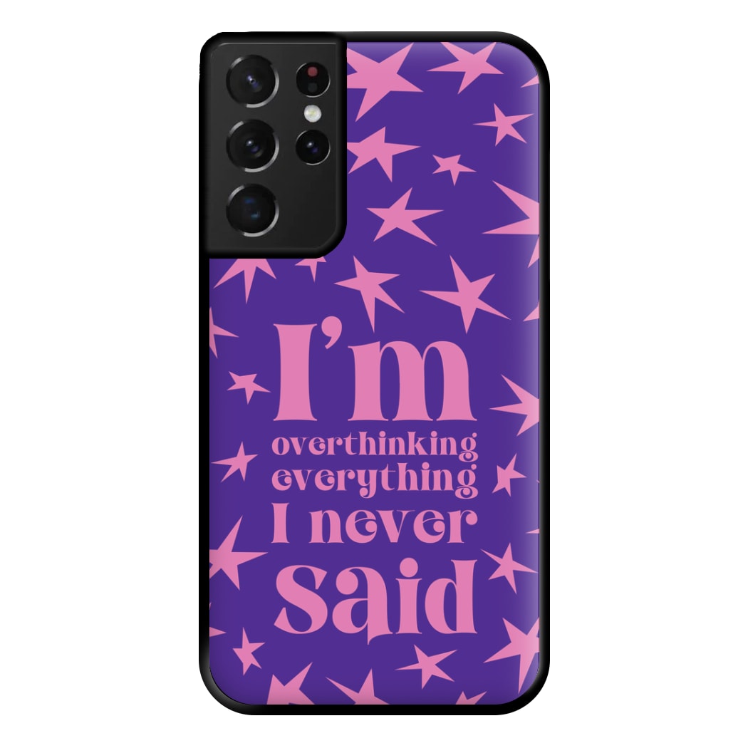 I'm Overthinking Everything - Abrams Phone Case for Galaxy S21 Ultra