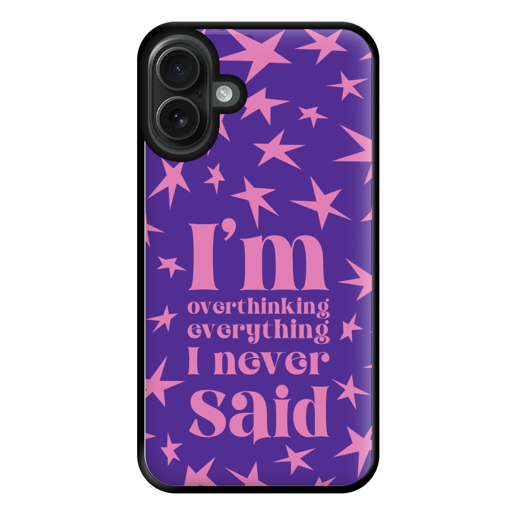 I'm Overthinking Everything - Abrams Phone Case for iPhone 16 Plus