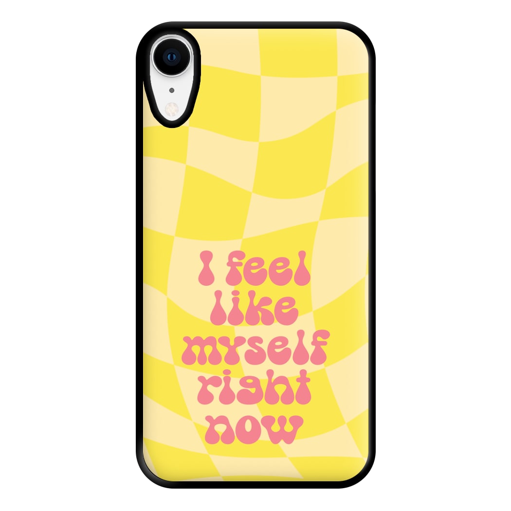 I Feel Like Myself Right Now - Abrams Phone Case for iPhone XR