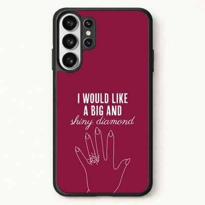 Shiny Diamond Phone Case for Galaxy S26 Ultra