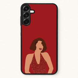 Red Sparkly Dress Phone Case for Galaxy A57