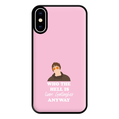 Who The Hell Is Liam anyway - Festival Phone Case for iPhone XS Max