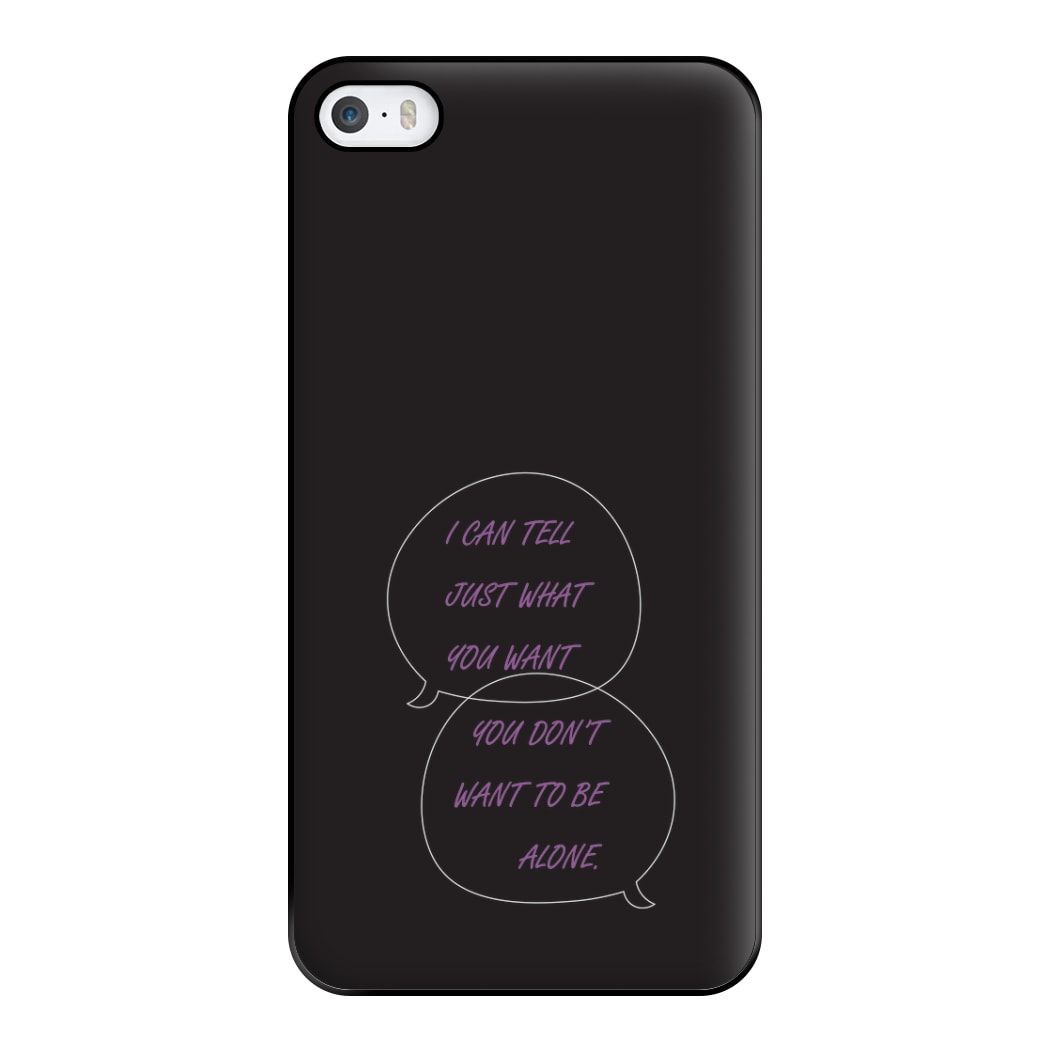 You Don't Want To Be Alone - Festival Phone Case for iPhone 5 / 5s / SE 2016