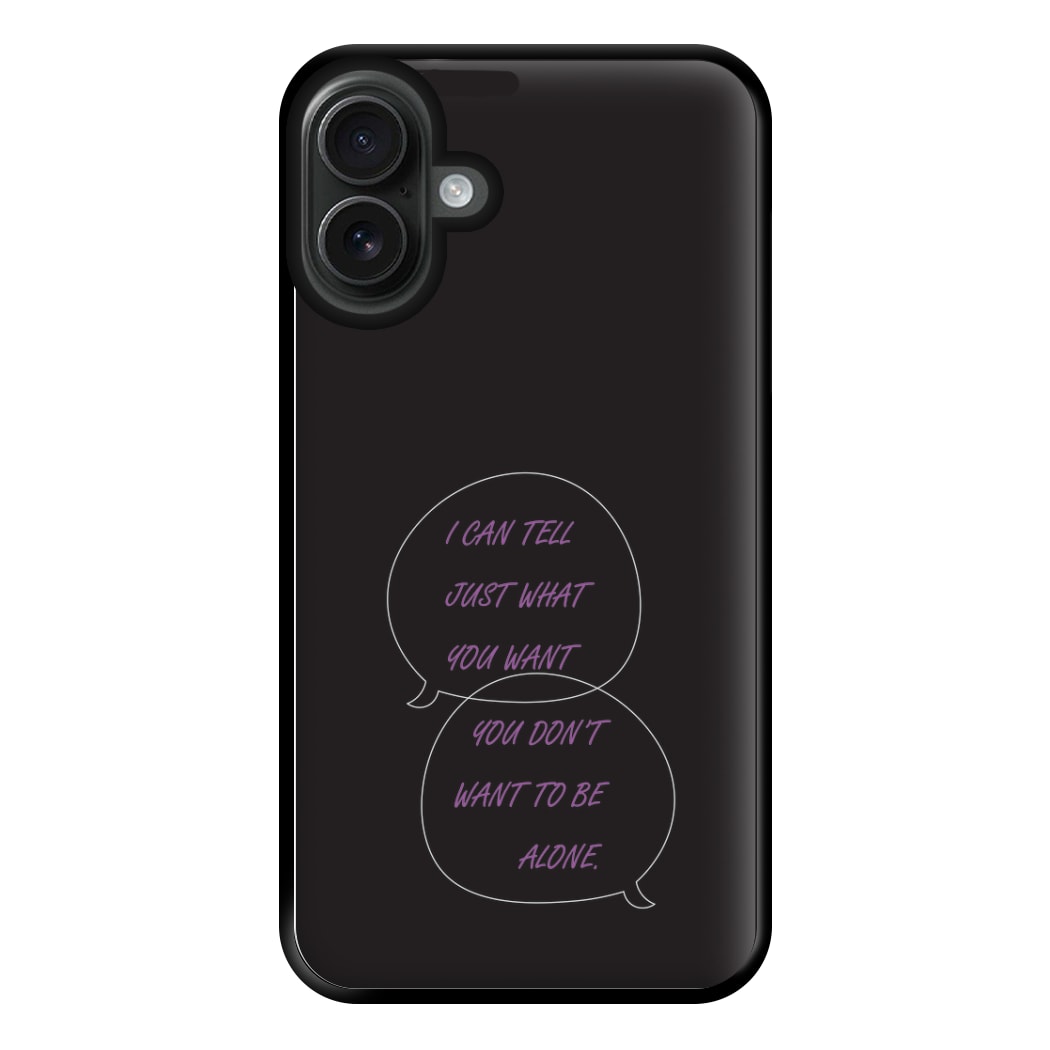 You Don't Want To Be Alone - Festival Phone Case for iPhone 16 Plus