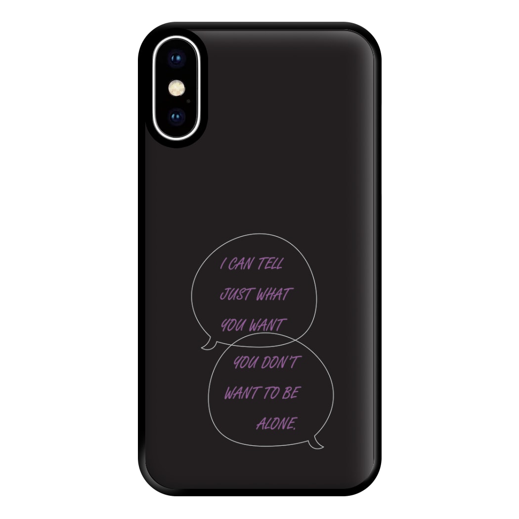 You Don't Want To Be Alone - Festival Phone Case for iPhone XS Max