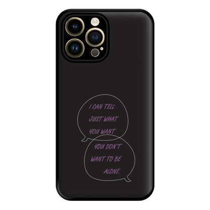 You Don't Want To Be Alone - Festival Phone Case for iPhone 14 Pro Max