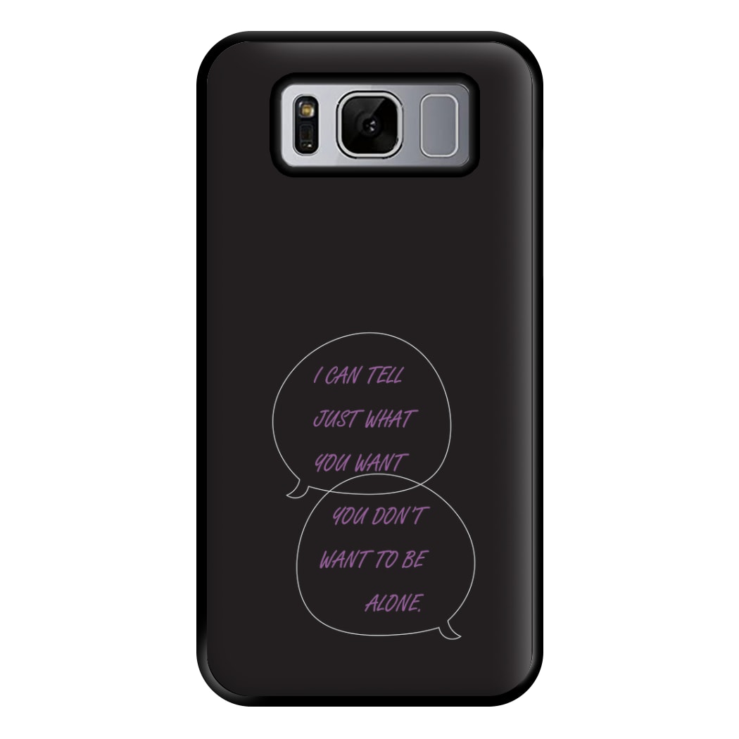 You Don't Want To Be Alone - Festival Phone Case for Galaxy S8 Plus