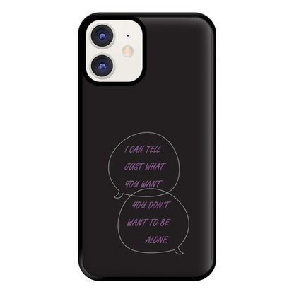 You Don't Want To Be Alone - Festival Phone Case for iPhone 12 / 12 Pro