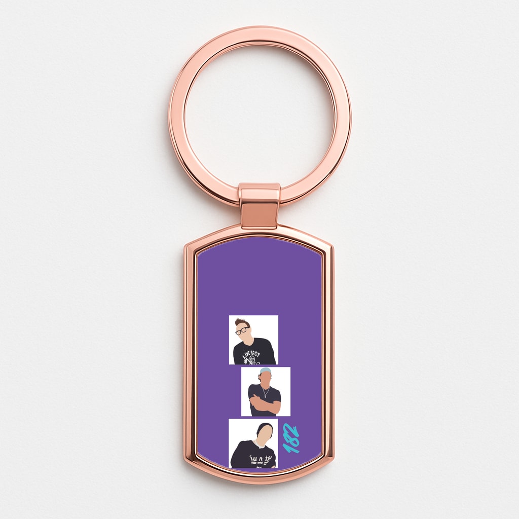 Blink - Festival Rose Gold Keyring