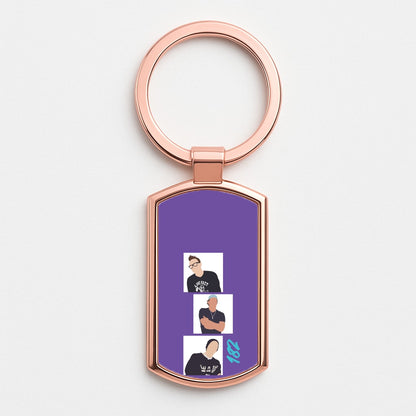 Blink - Festival Rose Gold Keyring