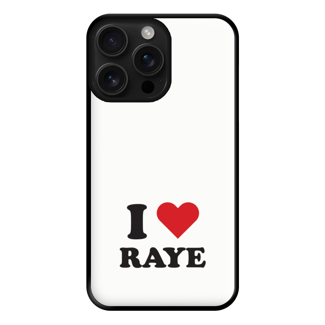 I Love Raye - Festival Phone Case