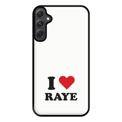 I Love Raye - Festival Phone Case for Galaxy A54