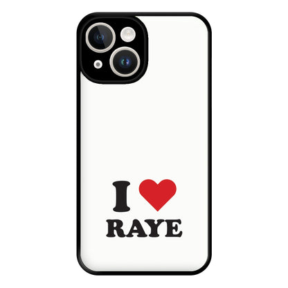 I Love Raye - Festival Phone Case for iPhone 14