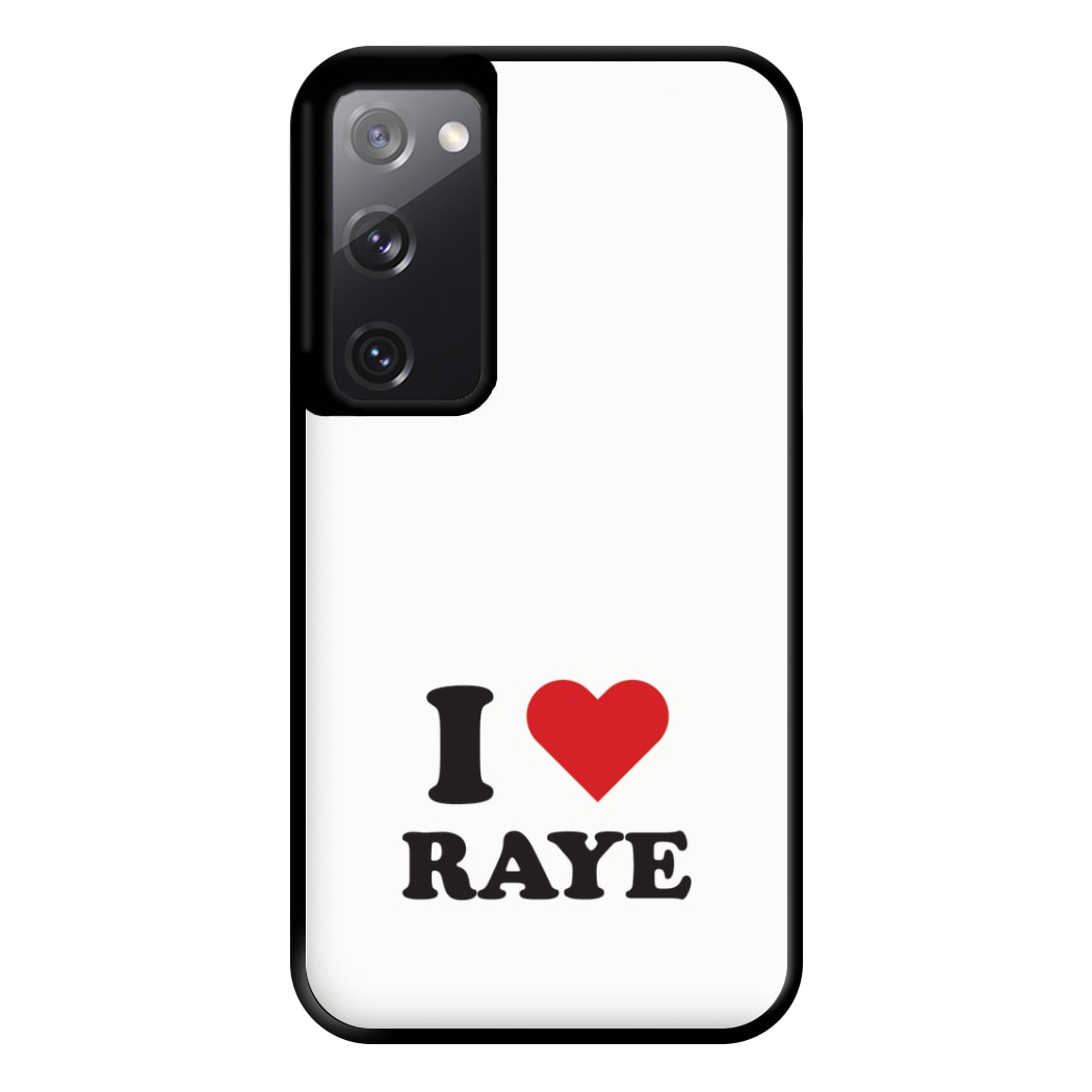 I Love Raye - Festival Phone Case for Galaxy S20FE