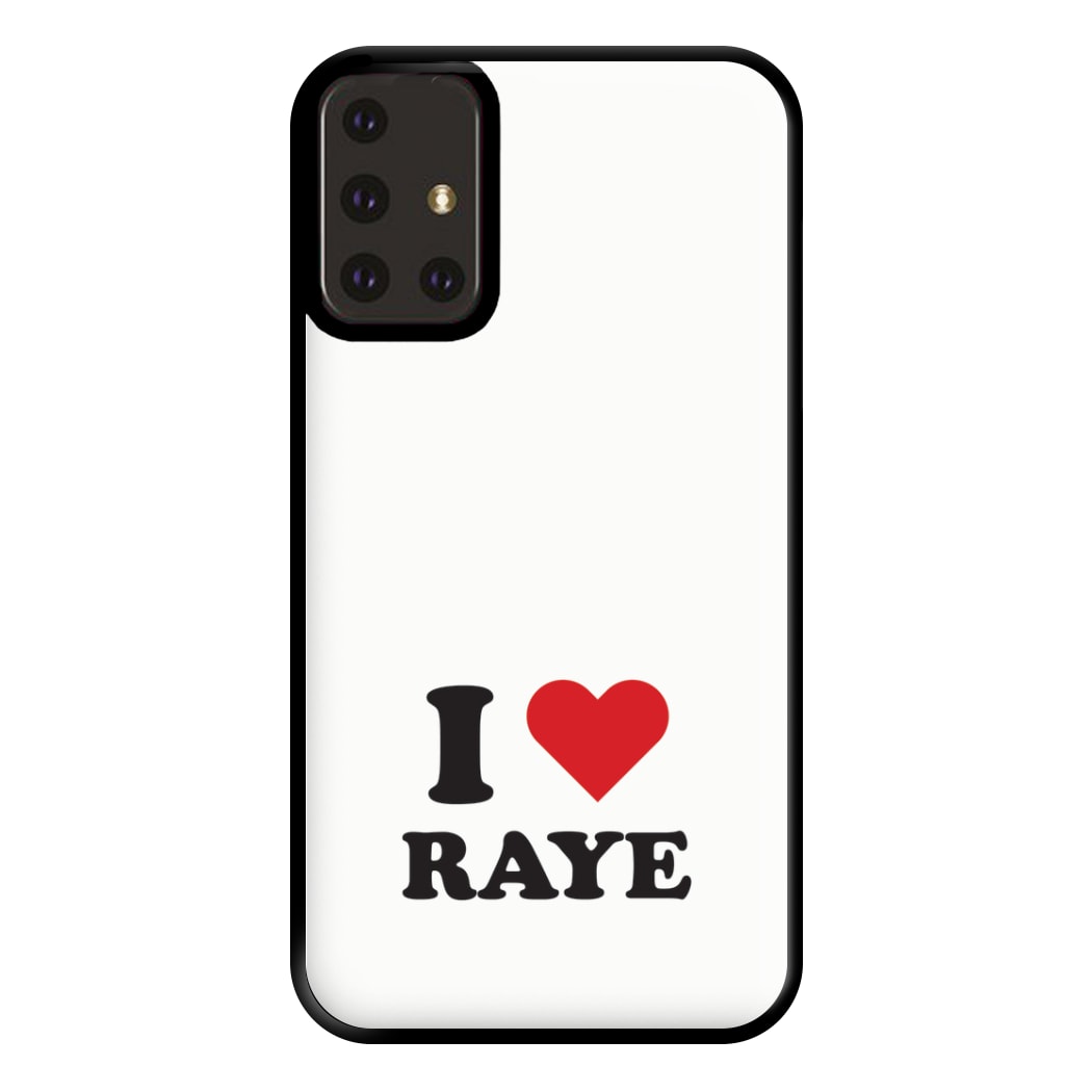 I Love Raye - Festival Phone Case for Galaxy A71