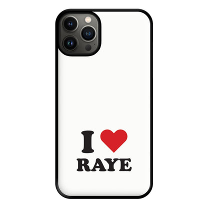 I Love Raye - Festival Phone Case for iPhone 13