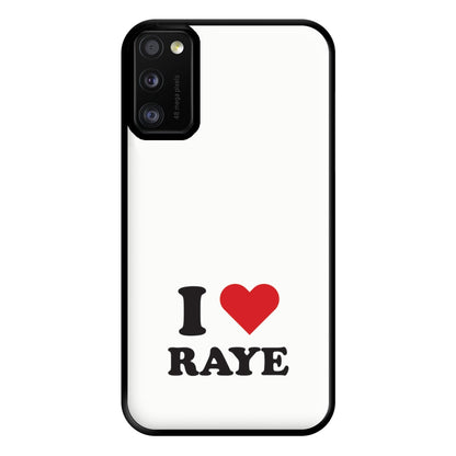 I Love Raye - Festival Phone Case for Galaxy A41