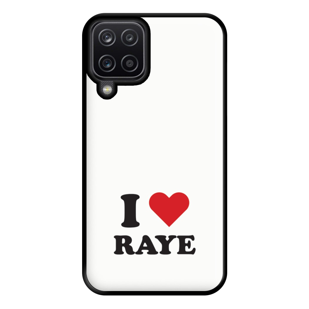 I Love Raye - Festival Phone Case for Galaxy A12